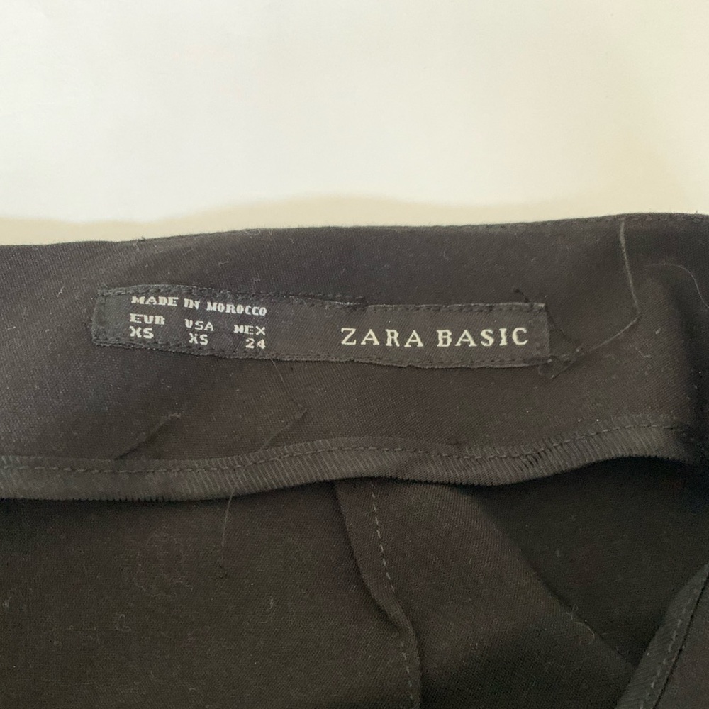 Zara Basic Black Zipper Mini - image 2